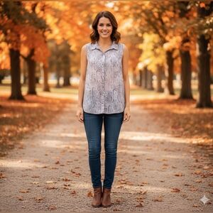 Liz Claiborne sleeveless blouse